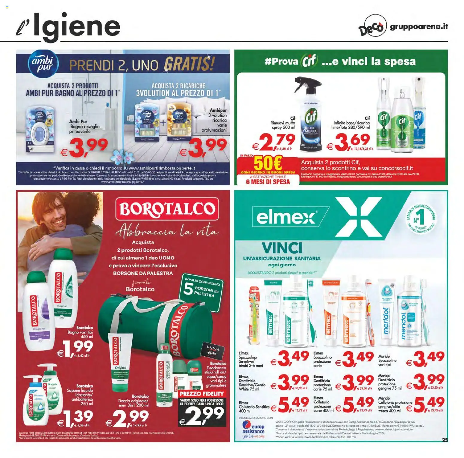 Volantino Decò del 24.02.2026 | Pagina: 31 | Prodotti: Sapone, Deodorante, Dentifricio, Doccia