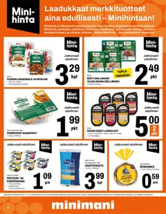 Minimani tarjoukset – voimassa 17.09.2025 alkaen | Sivu: 4 | Tuotteet: Juustoraaste