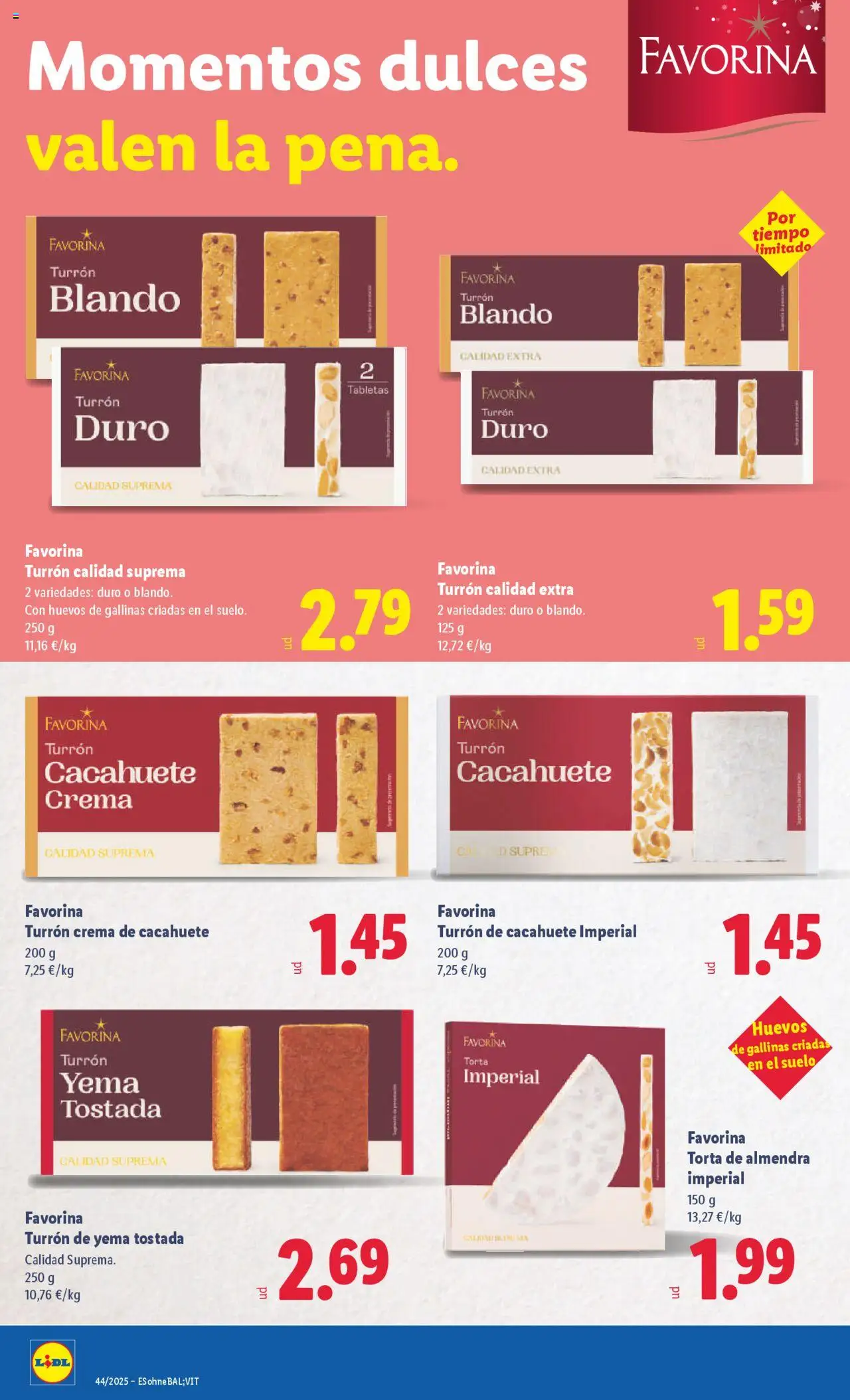 Lidl catálogo VAL │ válido desde el 27.10.2025 | Página: 26 | Productos: Huevos, Crema