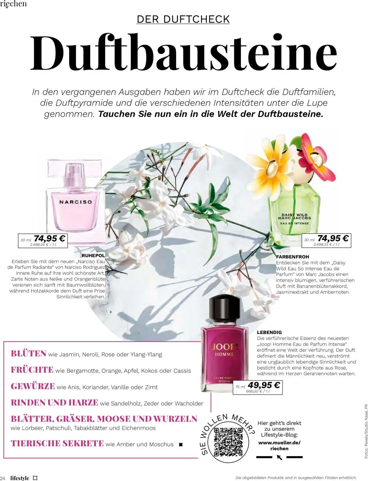 Müller  Lifestyle - gültig ab dem 11.07.2025 | Seite: 24 | Produkte: Parfüm, Duft, Gewürze, Eau de Parfum