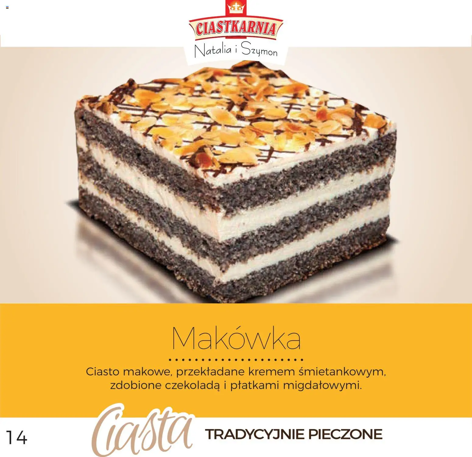 Topaz Gazetka - Ciasta  od 01.12.2025 | Strona: 14 | Produkty: Ciasto, Czekolada