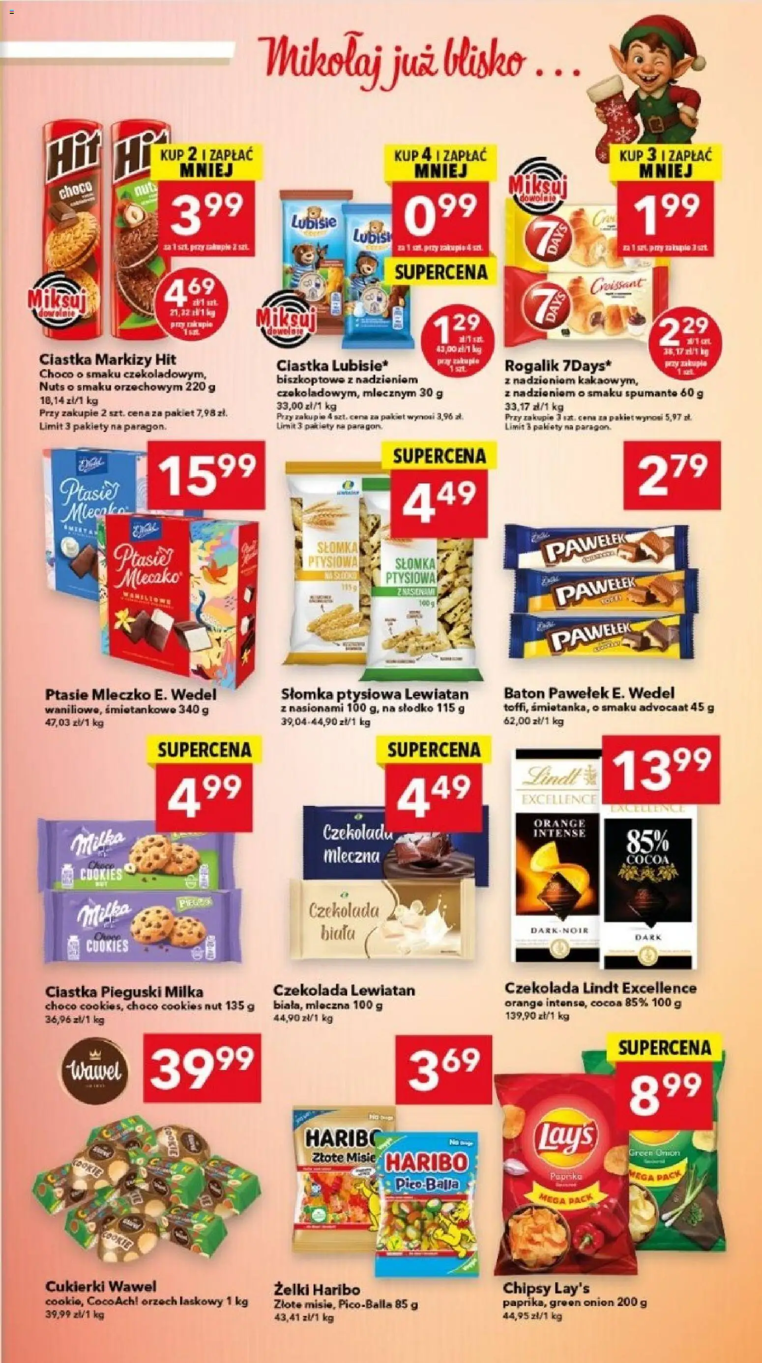 Lewiatan gazetka - Lublin od 20.11.2025 | Strona: 5 | Produkty: Czekolady, Baton, Ptasie mleczko, Cukierki