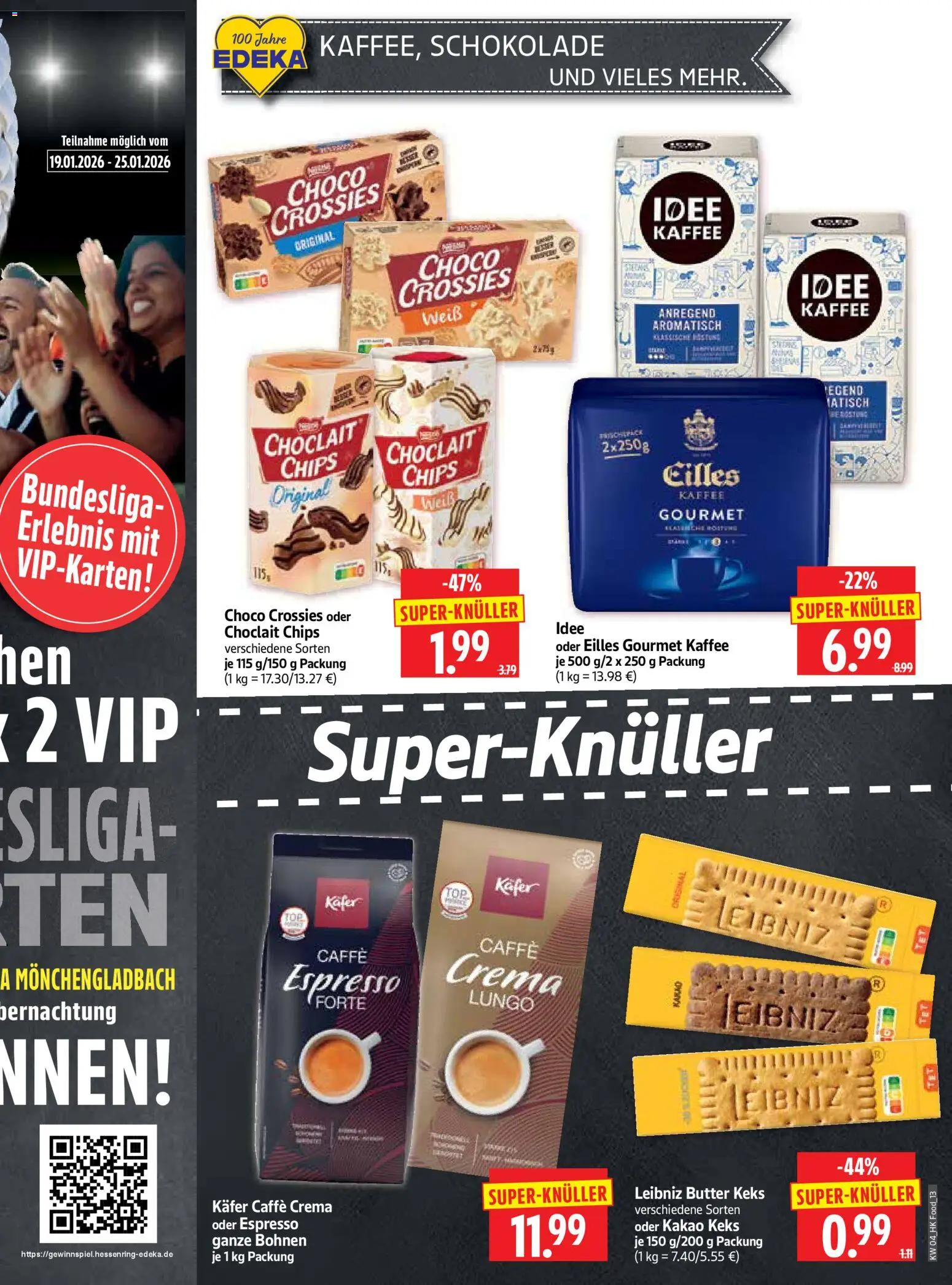 HERKULES Prospekt 	 – gültig ab 19.01.2026 | Seite: 13 | Produkte: Kaffee, Schokolade, Eilles kaffee, Chips