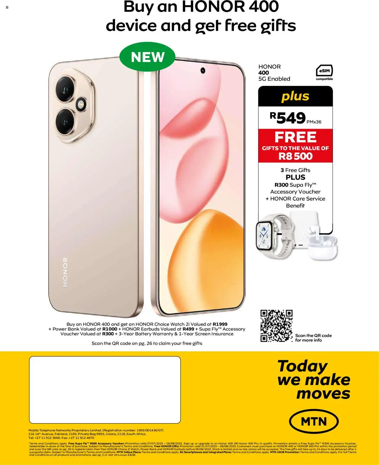 MTN Deals │ valid from 07.07.2025 | Page: 42 | Products: Watch, Earbuds, Bag, Stock