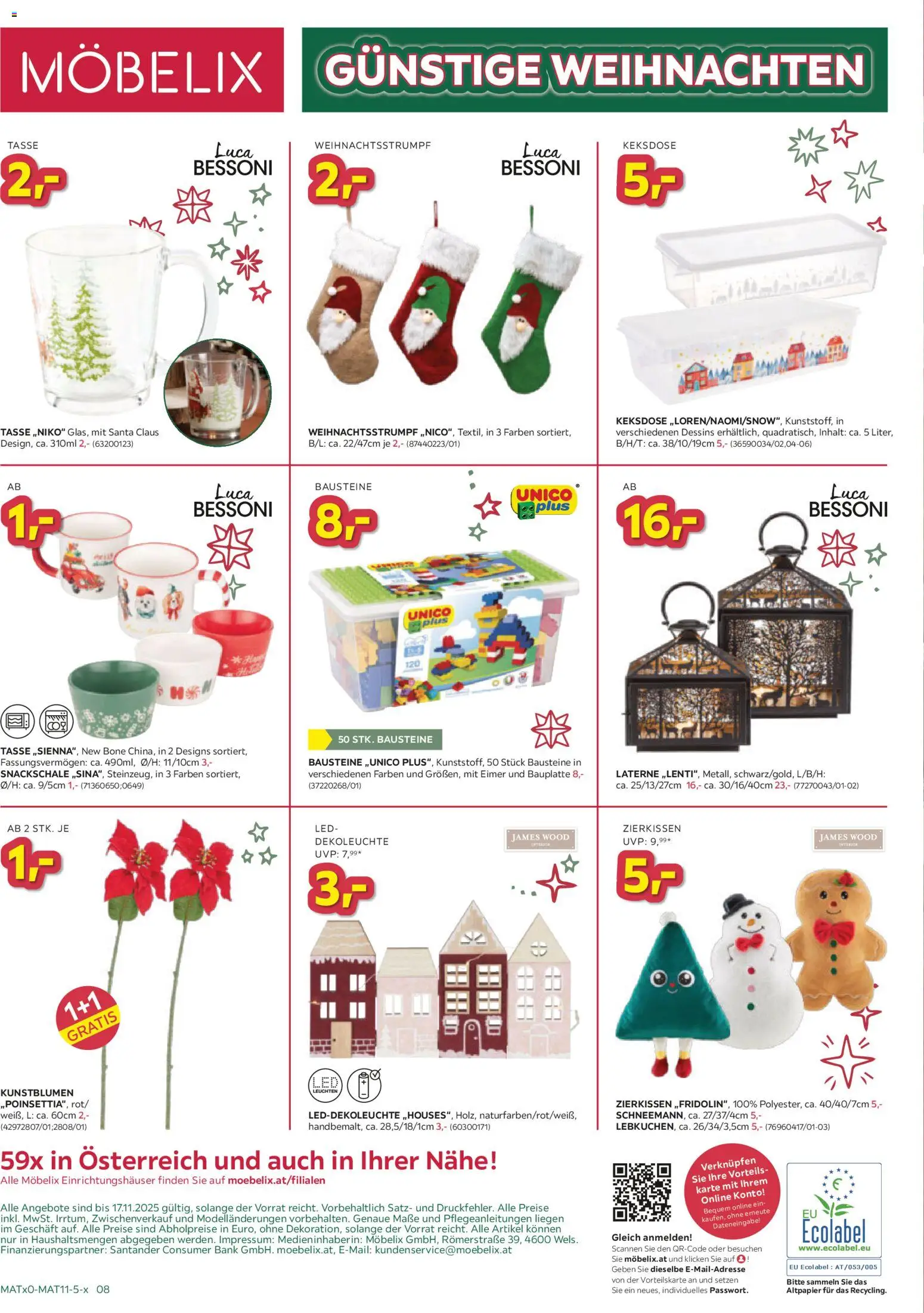 Möbelix Weihnachten gültig ab 11.11.2025 | Seite: 8