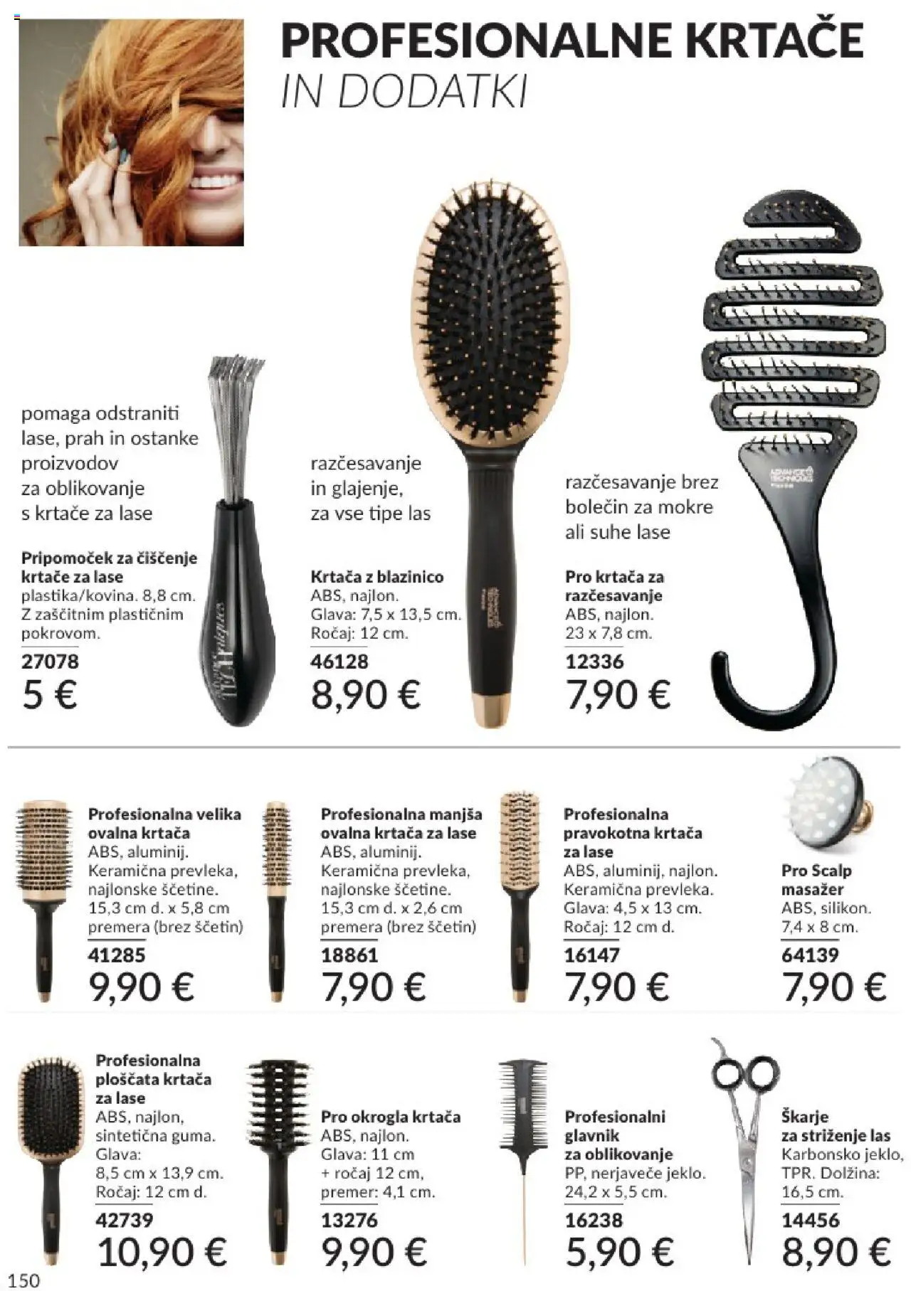 Avon katalog │ velja od 31.07.2025 | Stran: 150 | Izdelki: Glavnik, Krtaca