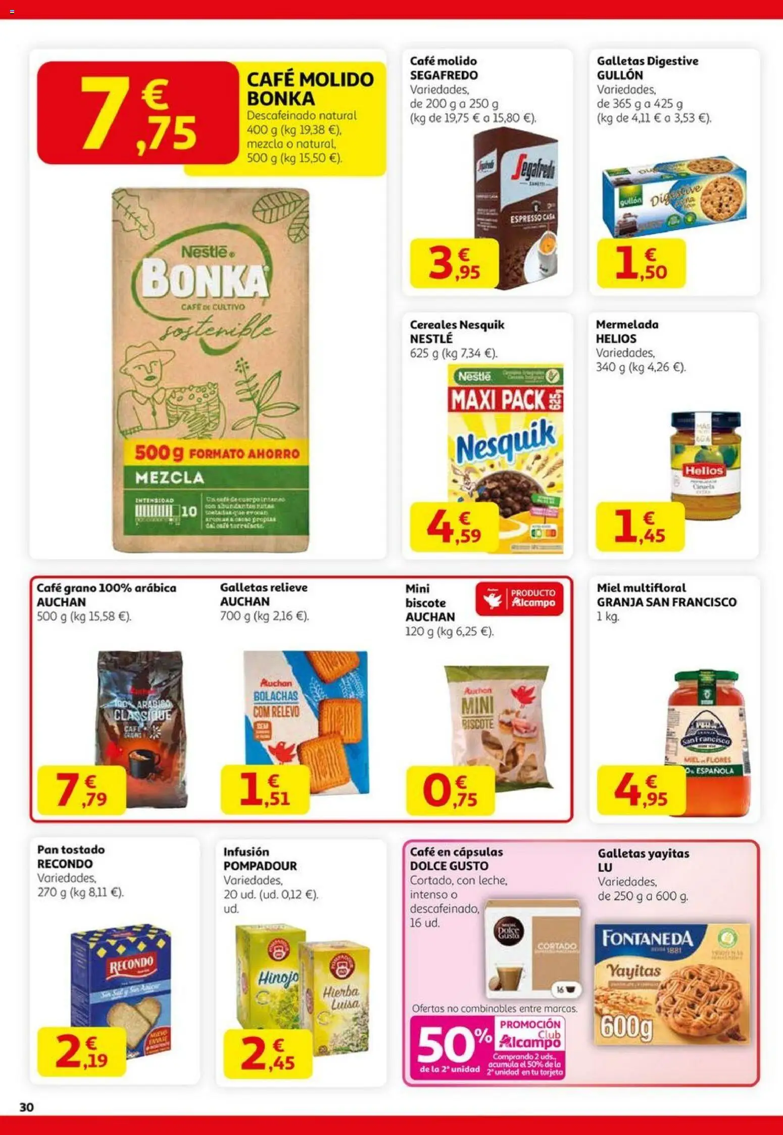 Alcampo - Black Friday  │ válido desde el 06.11.2025 | Página: 30 | Productos: Ψηφιακή κάμερα, Café, Cereales, Café en cápsulas