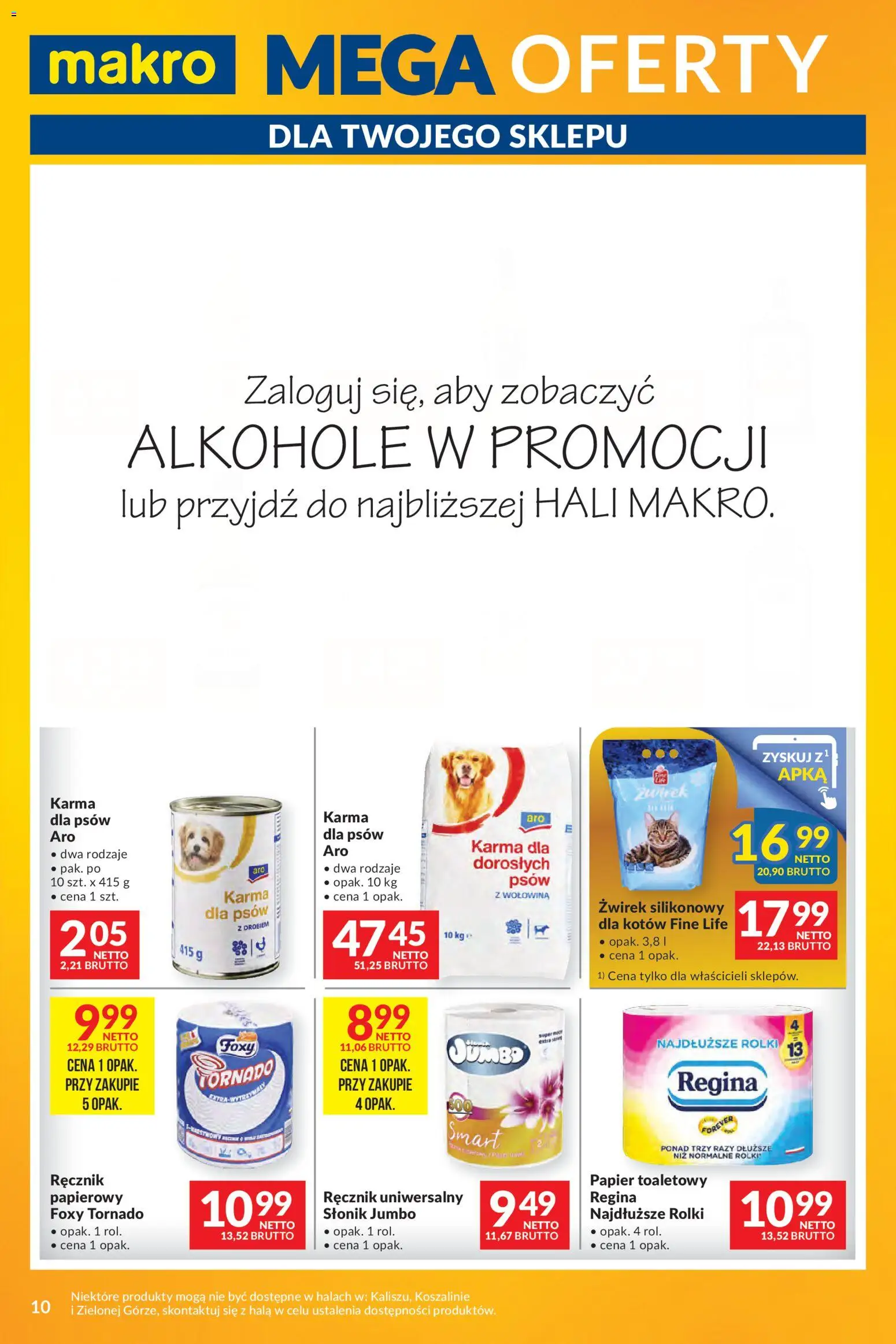 Makro Gazetka - Mega oferty dla Twojego Sklepu od 28.10.2025 | Strona: 10 | Produkty: Papier toaletowy, Rolki, Wołowina, Karma dla psów