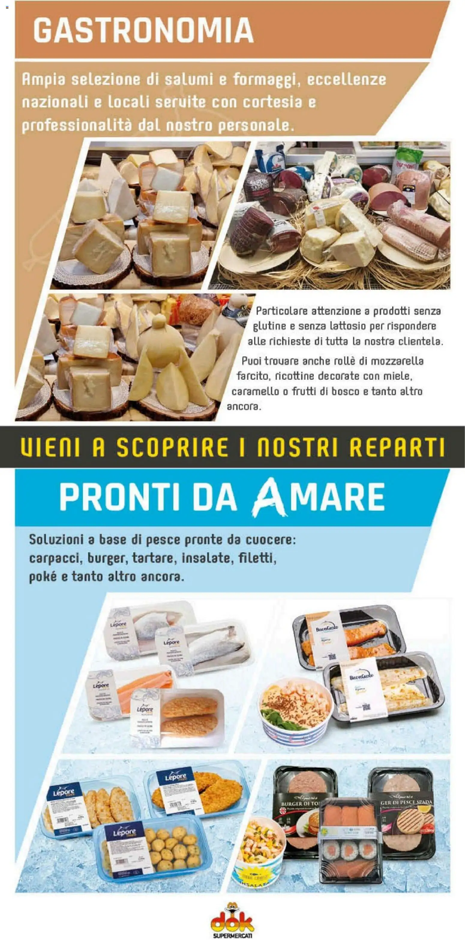 Volantino DOK del 05.03.2026 | Pagina: 2 | Prodotti: Pesce, Mozzarella, Pesce spada