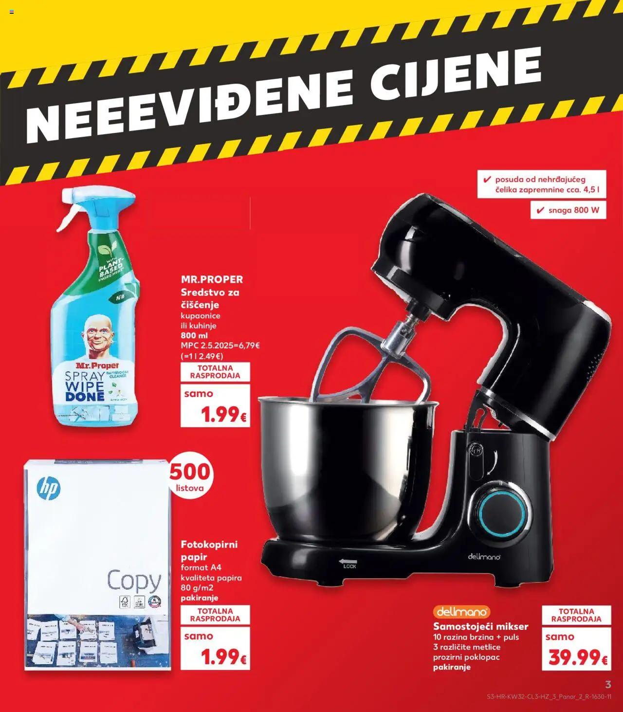 Kaufland katalog | vrijedi od 06.08.2025 | Stranica: 3 | Proizvodi: Mikser, Delimano