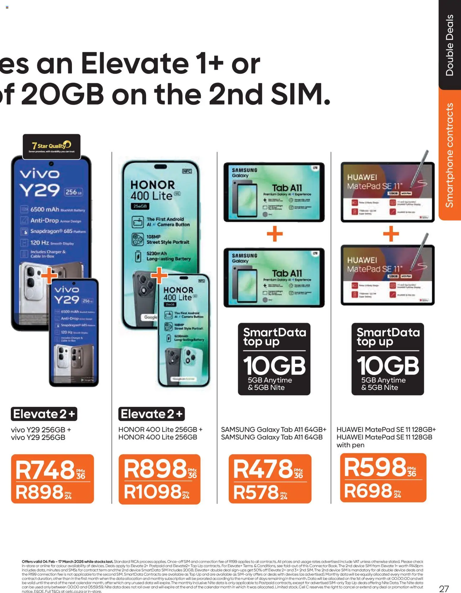 New Cell C catalogue – valid from 04.02.2026 | Page: 29
