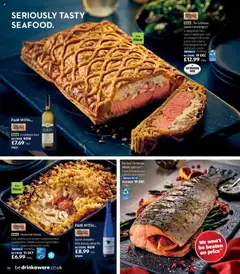 Preview of Aldi - Get Into The Christmas Spirit - Aldi Christmas 2025 Brochure valid from 07.10.2025 | Page: 10 | Products: Salmon, Cheddar, Cheese, Fish