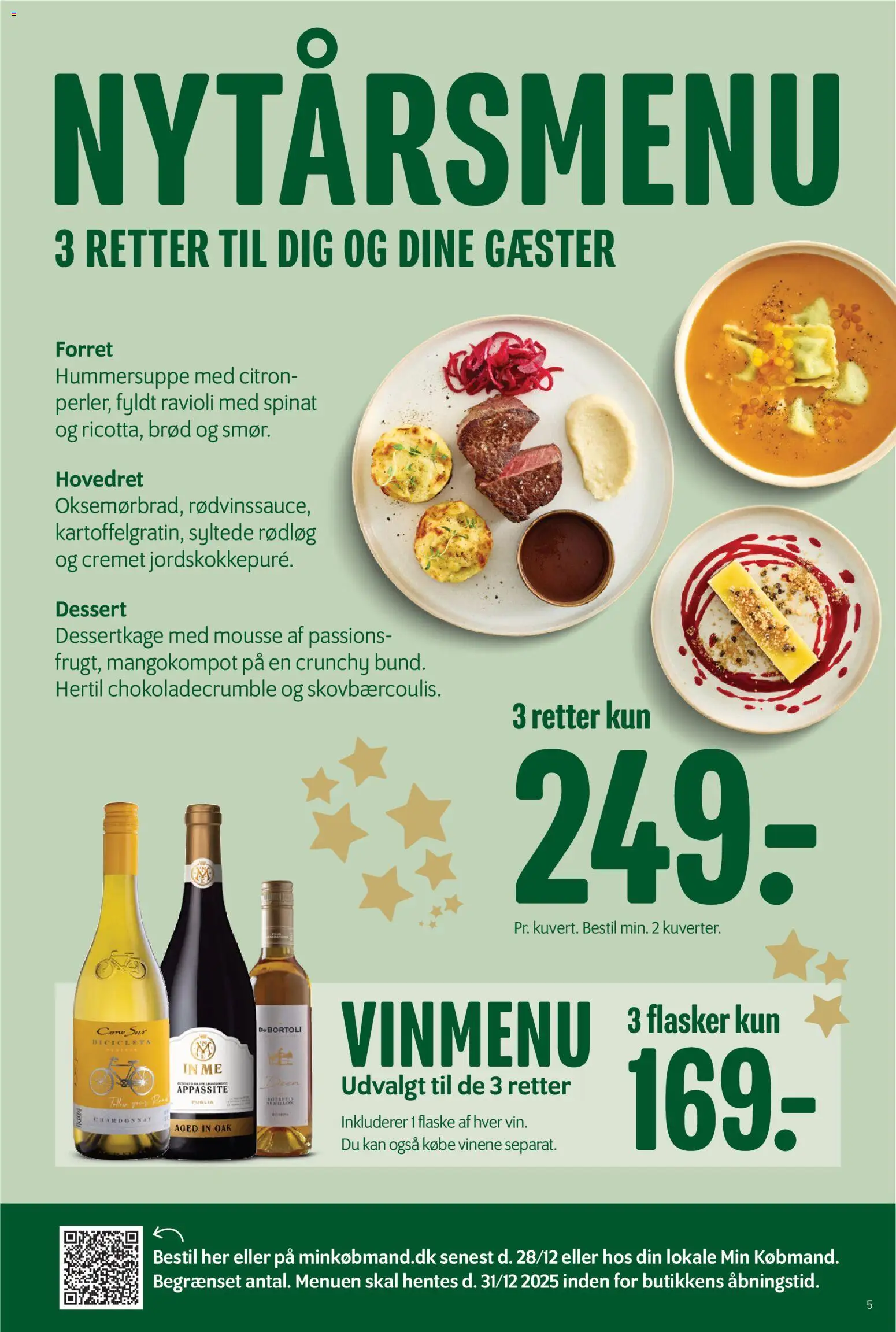 Min Købmand tilbudsavis – gyldig fra 14.11.2025 | Side: 5 | Produkter: Brød, Rødløg, Spinat