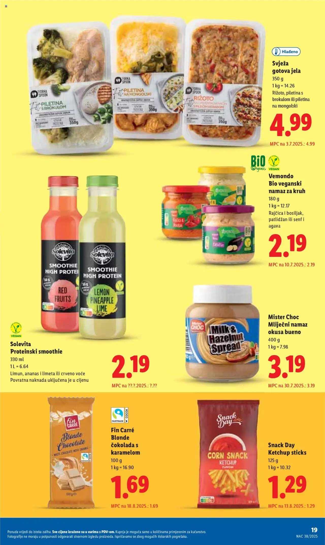 Lidl katalog | vrijedi od 15.09.2025 | Stranica: 19 | Proizvodi: Piletina, Ananas, Voće, Rajčica
