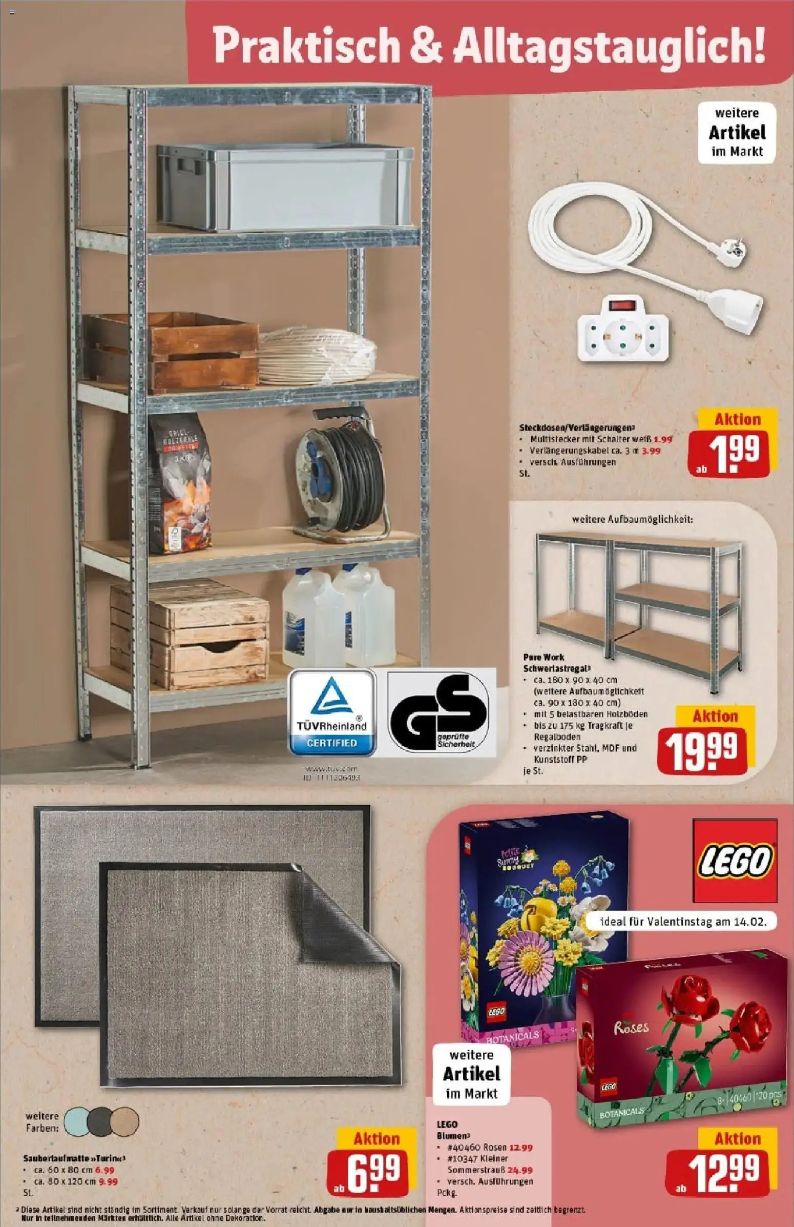 Rewe prospekt Elsterwerda	 – gültig ab 02.02.2026 | Seite: 32 | Produkte: Blumen, Schwerlastregal