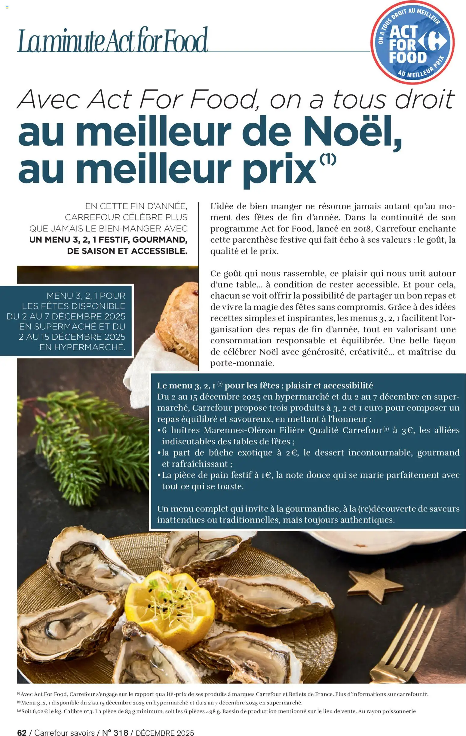 {H1} | Page: 62 | Produits: Mais, Table, Pain, Huîtres