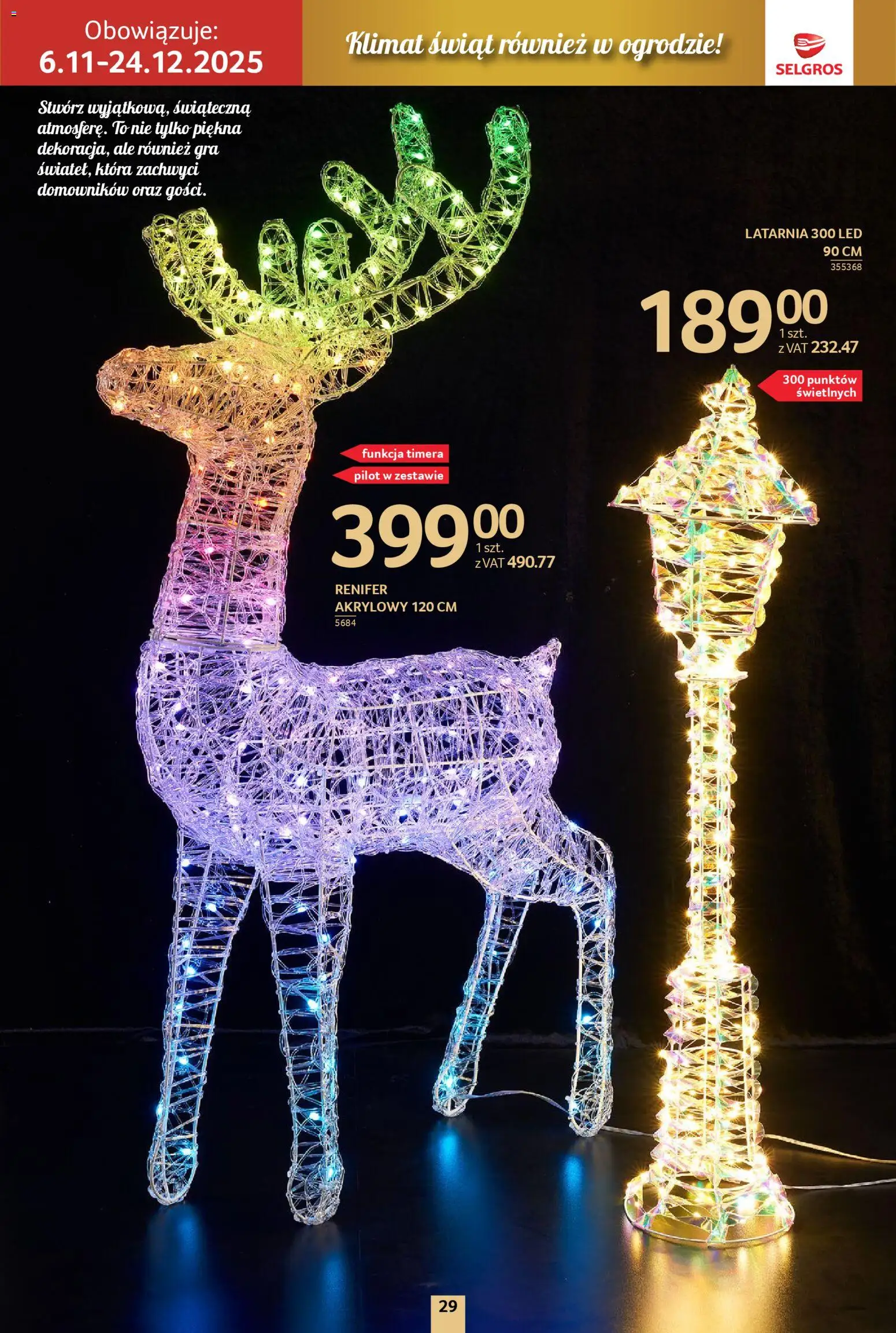 Selgros cash&carry Gazetka - Boże Narodzenie od 06.11.2025 | Strona: 29 | Produkty: Gra