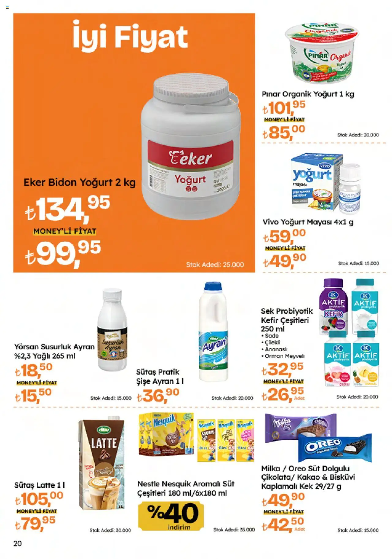 Migros Katalog - Migroskop - 25.09.2025 tarihinden itibaren geçerlidir | Sayfa: 20 | Ürünler: Süt, Yoğurt, Şeker, Bisküvi