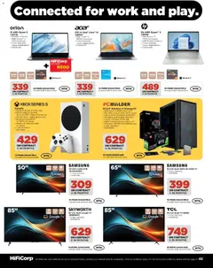 HiFi Corp specials catalogue – valid from 07.04.2026 | Page: 3 | Products: PC, USB, Laptop, TV