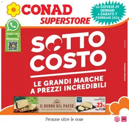 Anteprima del volantino Conad - SOTTOCOSTO valido a partire dal 29.01.2026