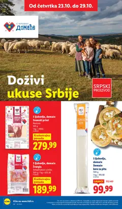 S ljubavlju, domaće Sremski pršut, Narezan 100 g - pregled Lidl kataloga - važi od 23.10.2025 | Strana: 24 | Proizvode: Pršut, Svargla