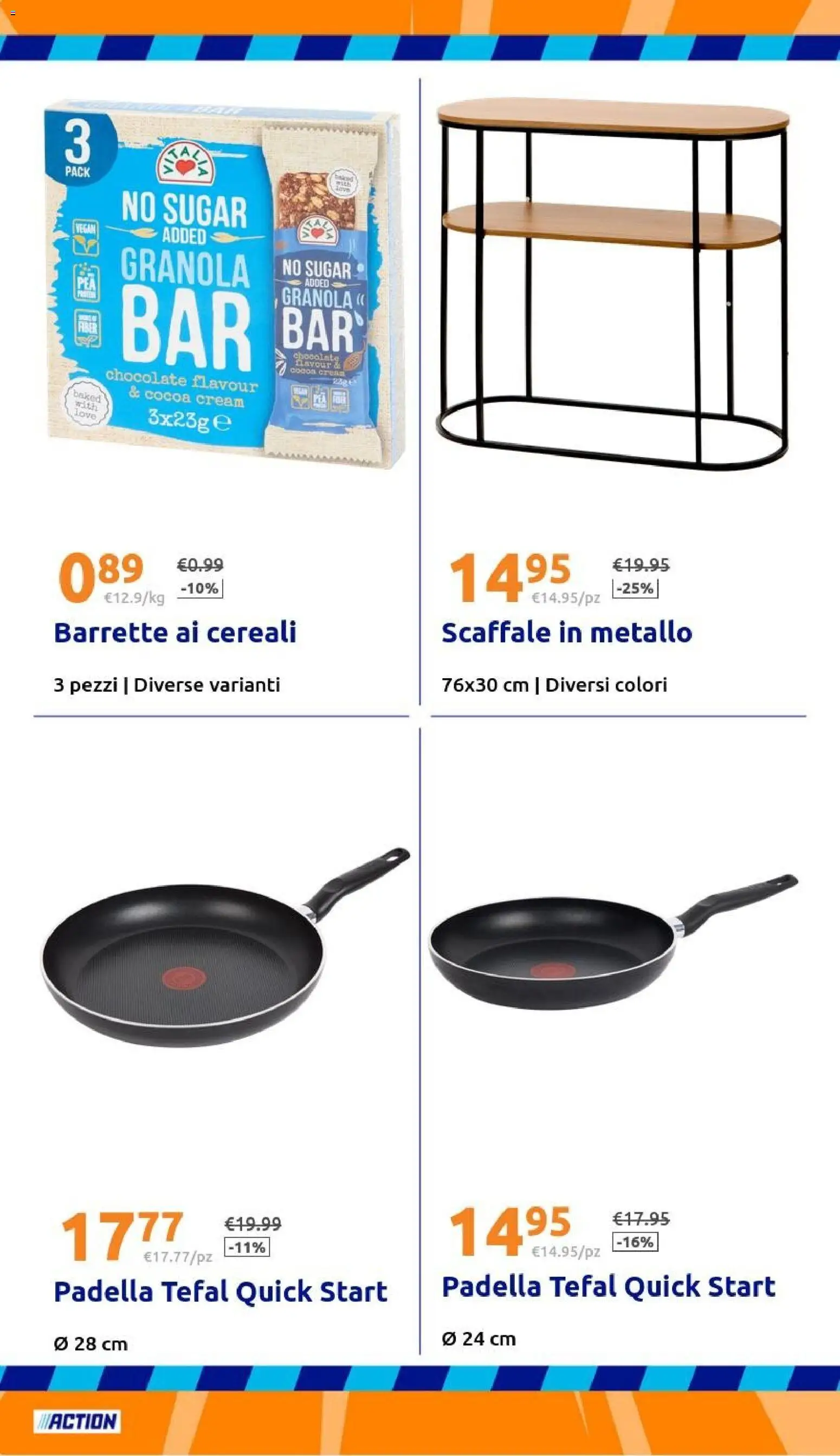 Volantino Action del 14.01.2026 | Pagina: 26 | Prodotti: Cereali, Scaffale, Padella