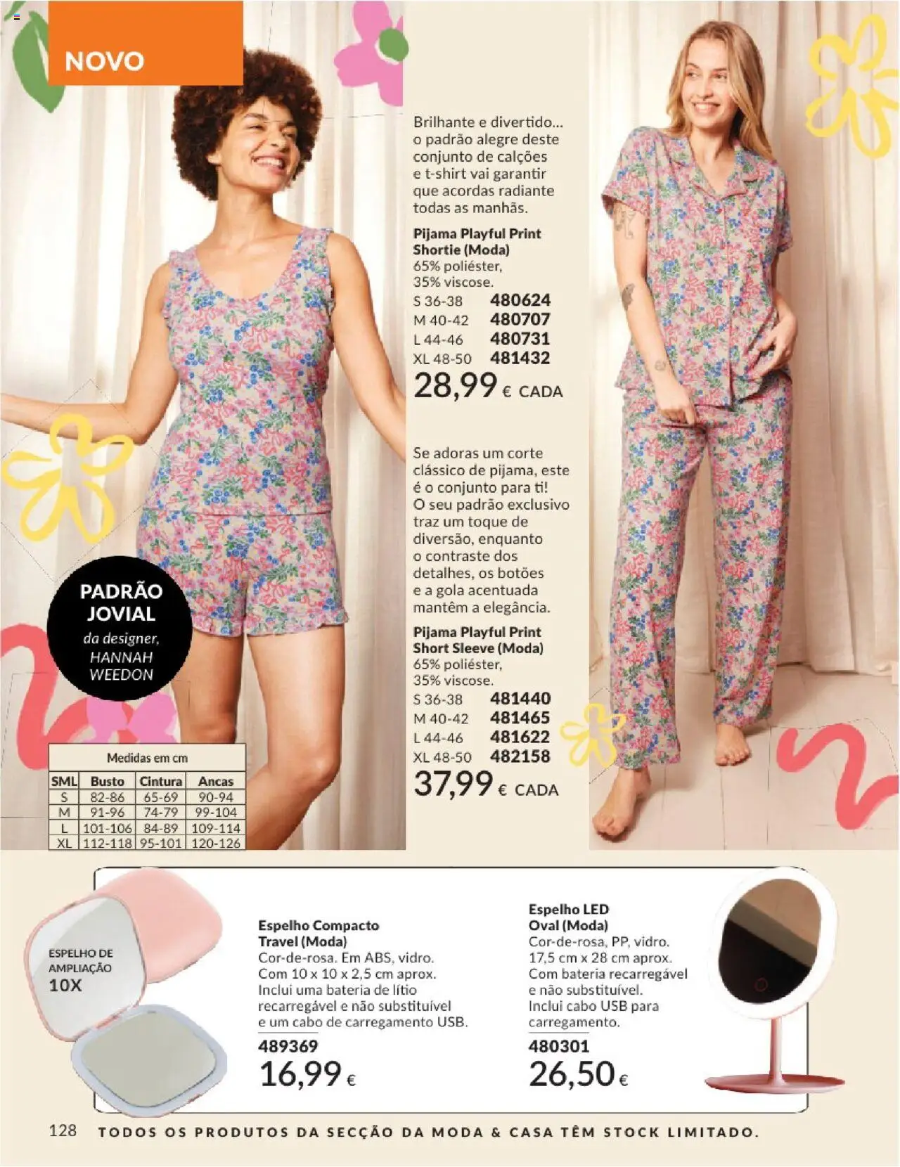 Catálogo Avon Campanha 8 │ válido de 01.08.2025 | Página: 128 | Produtos: Cabo, Calções, Bateria, Espelho