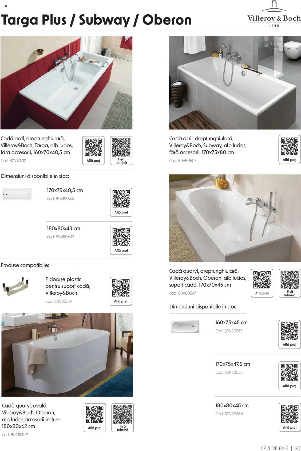 Catalog Romstal – valabil de la 25.11.2024 | Pagină: 197 | Produse: Cadă