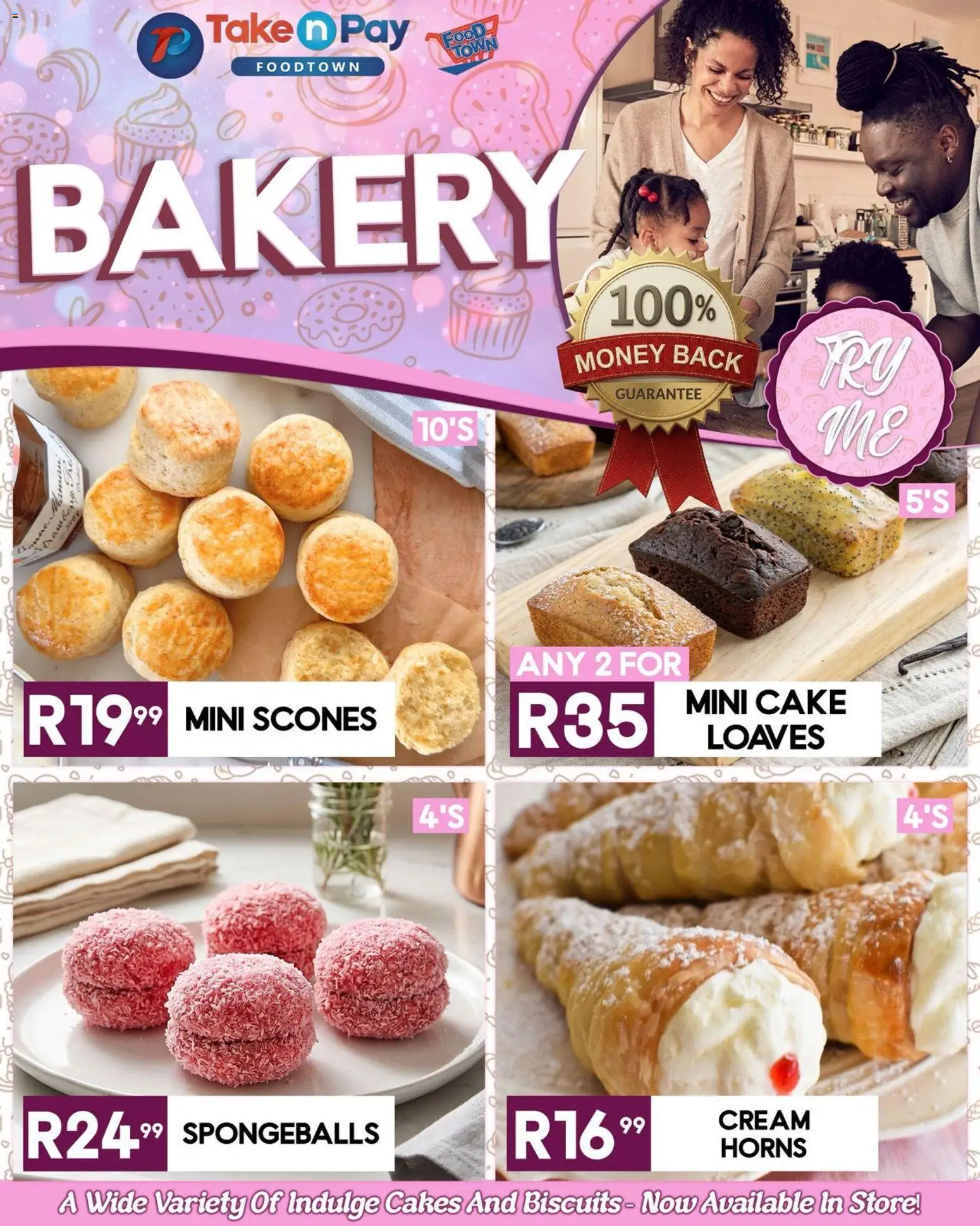 New Take n Pay catalogue – valid from 19.04.2026 | Page: 5 | Products: Cake, Bakery, Cream