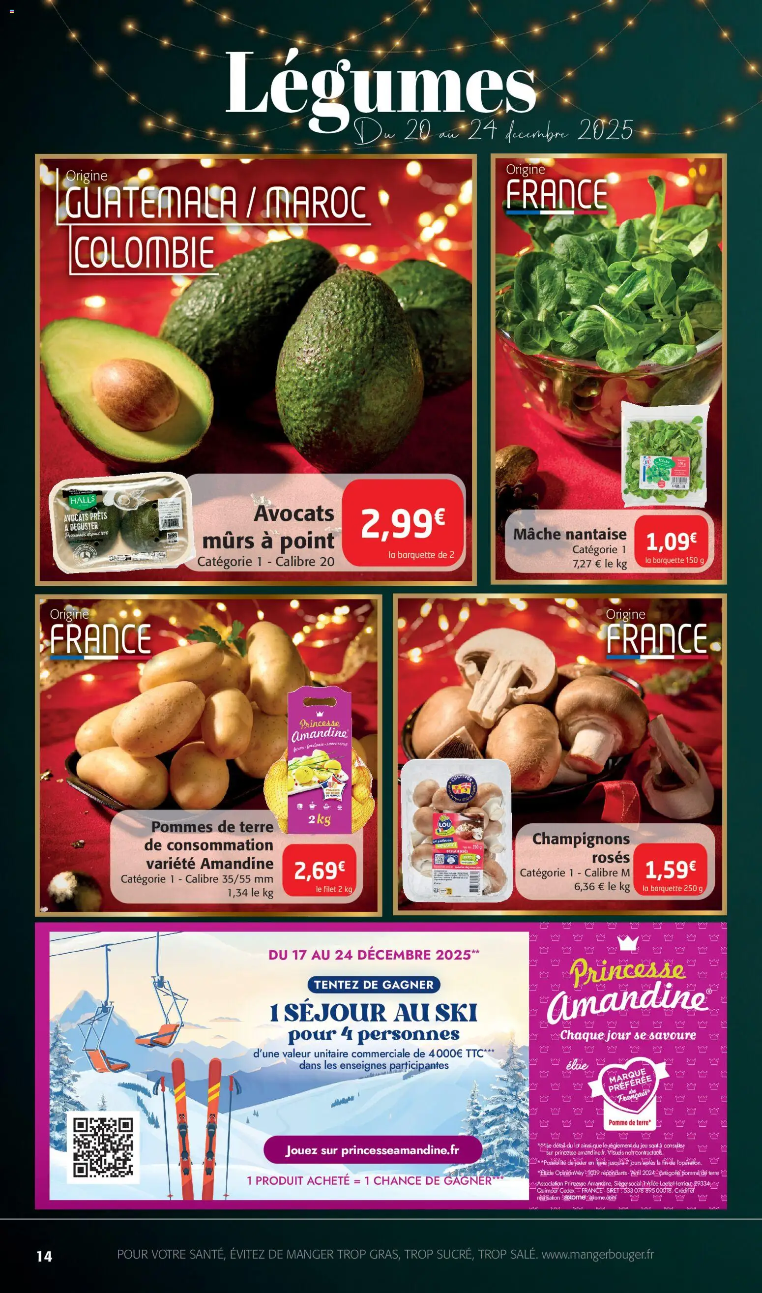 {H1} | Page: 14 | Produits: Avocats, Pomme, Pomme de terre, Ski