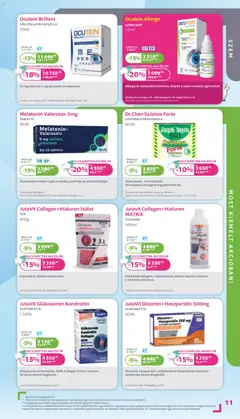 Kulcs Patika akciós újság - amely érvényes a következő dátumtól: 01.04.2026 | Oldal: 11