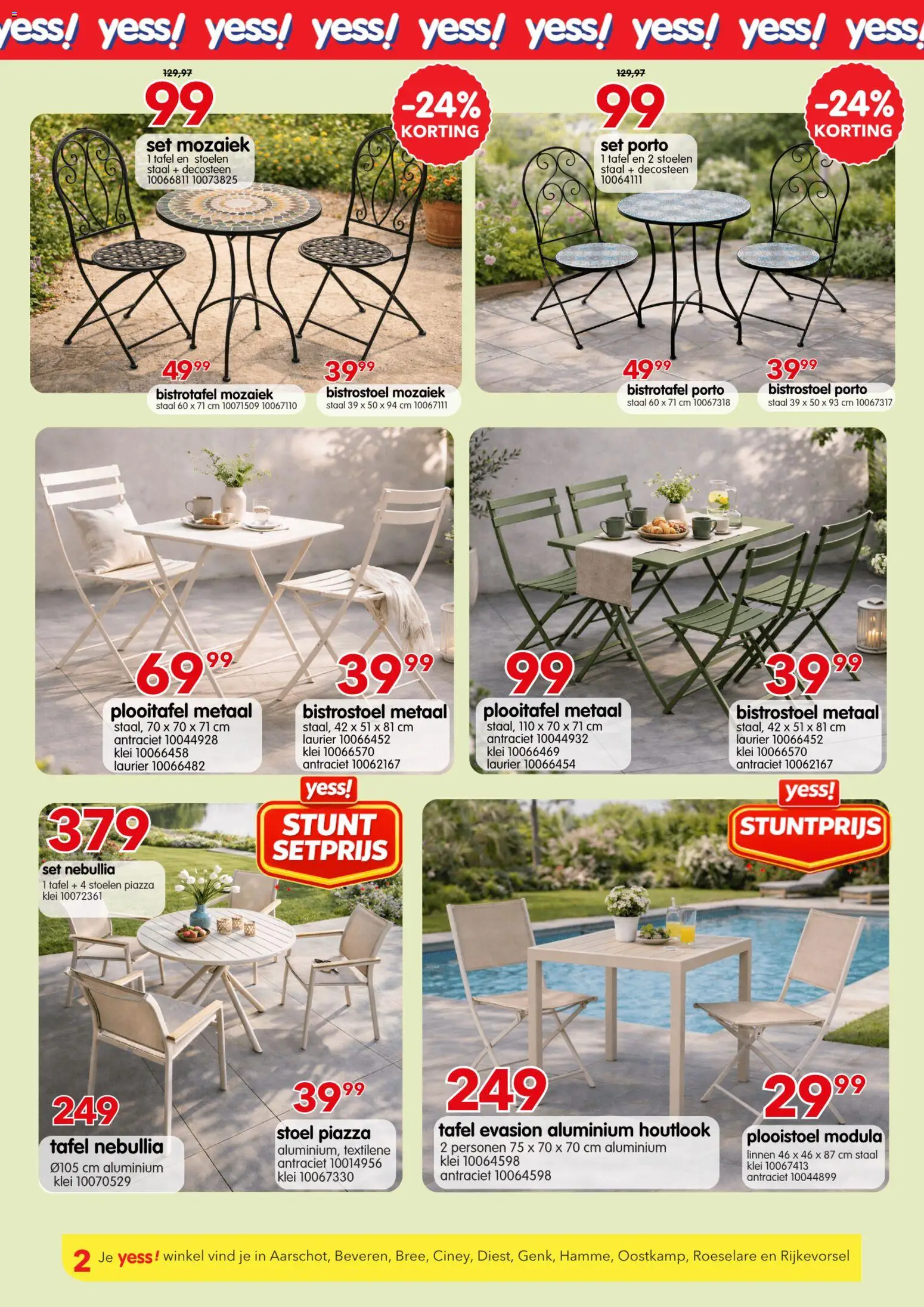 {H1} | Pagina: 2 | Producten: Klei, Tafel, Stoel