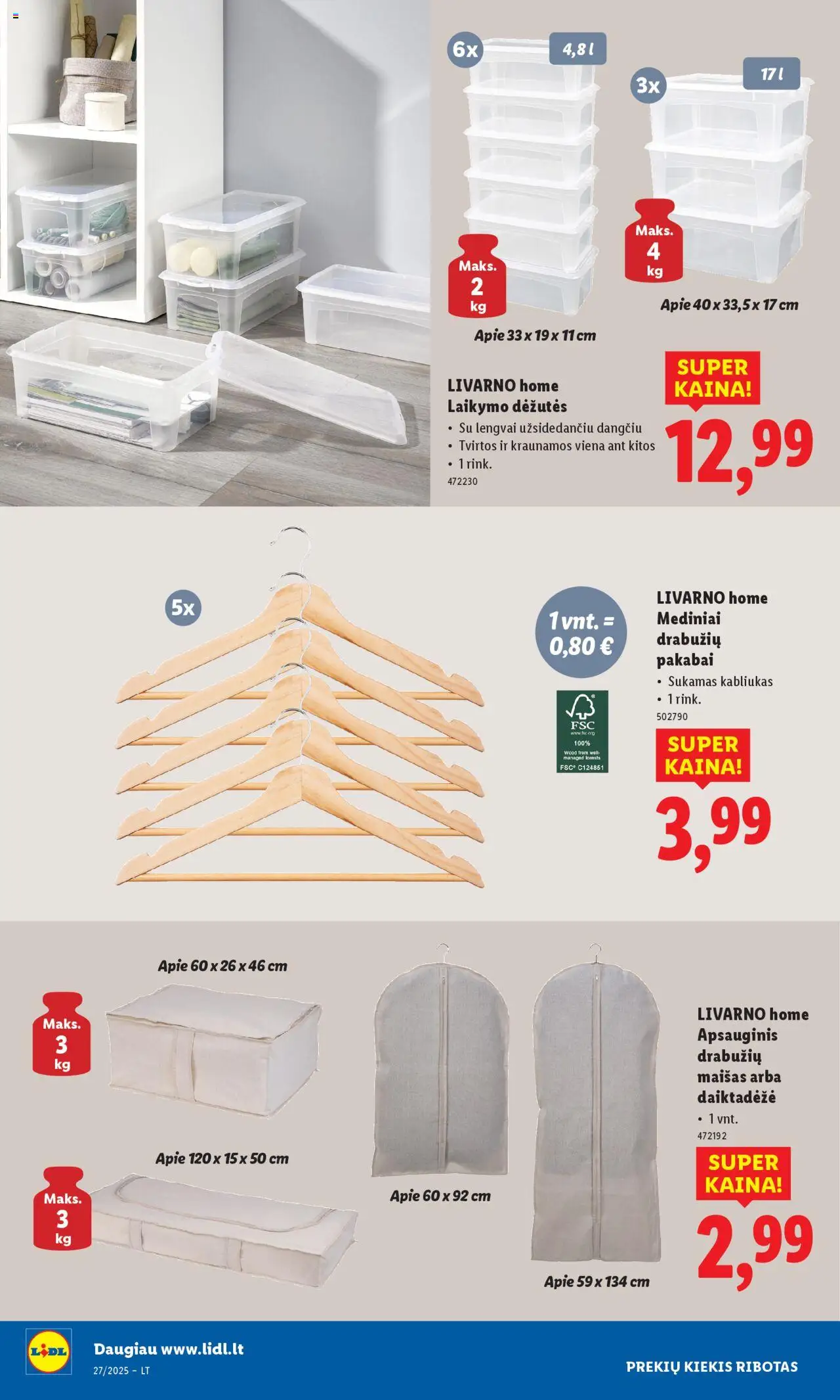 LIDL leidinys - Ne maisto prekių pasiūlymai│galioja nuo 30.06.2025 | Puslapis: 10