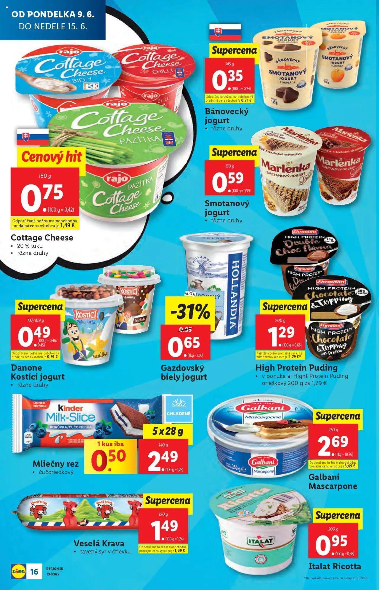 Lidl leták │ platný od 09.06.2025 | Strana: 20 | Produkty: Chilli, Protein, Puding, Marlenka