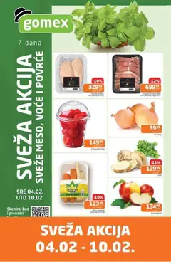 Gomex sveža akcija - pregled Gomex kataloga - važi od 04.02.2026