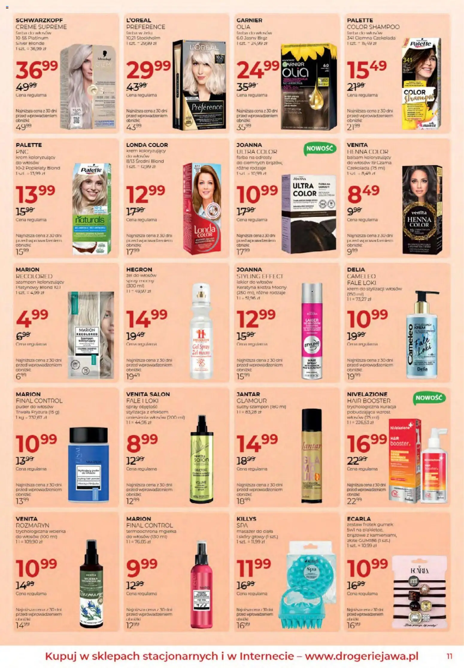 Jawa gazetka od 02.04.2026 | Strona: 11 | Produkty: Rozmaryn, Puder, Czekolada, Krem