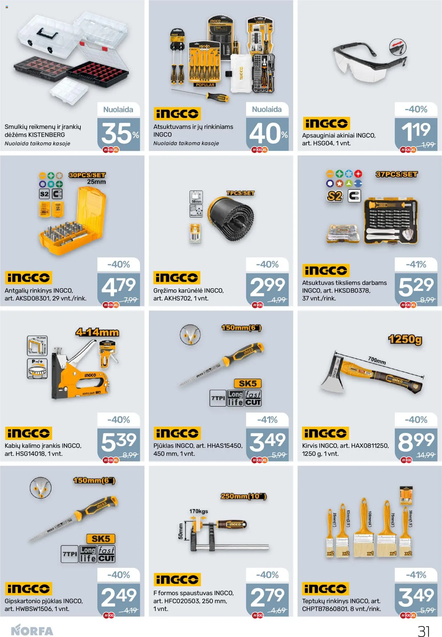 NORFA akcijos nuo 22.01.2026 | Puslapis: 31