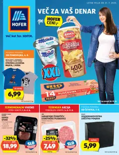 Hofer katalog - pregled letaka veljavnega od 31.07.2025