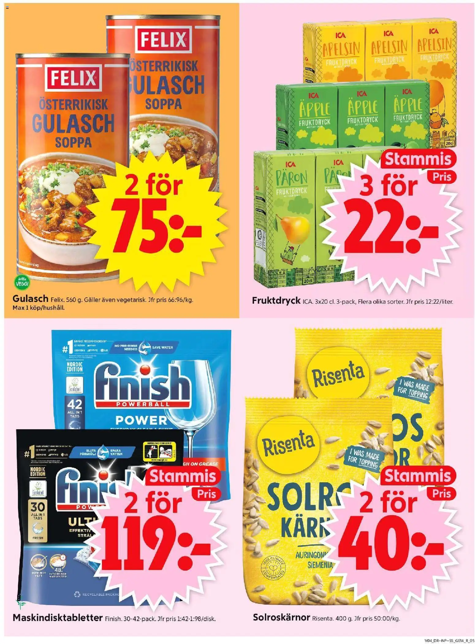 ICA Supermarket reklamblad aktuell från 19.01.2026 | Sida: 5 | Produkter: Galler, Äpple, Apelsin, Soppa