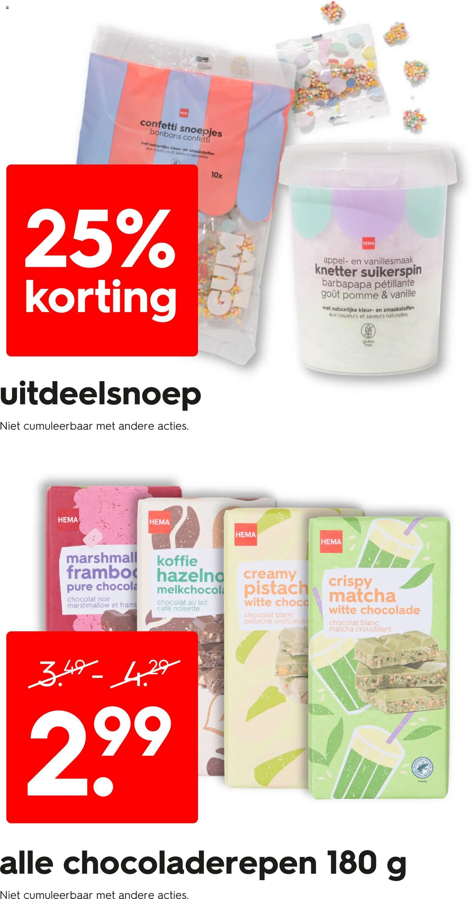 {H1} | Pagina: 29 | Producten: Snoepjes, Appel, Koffie, Chocolade