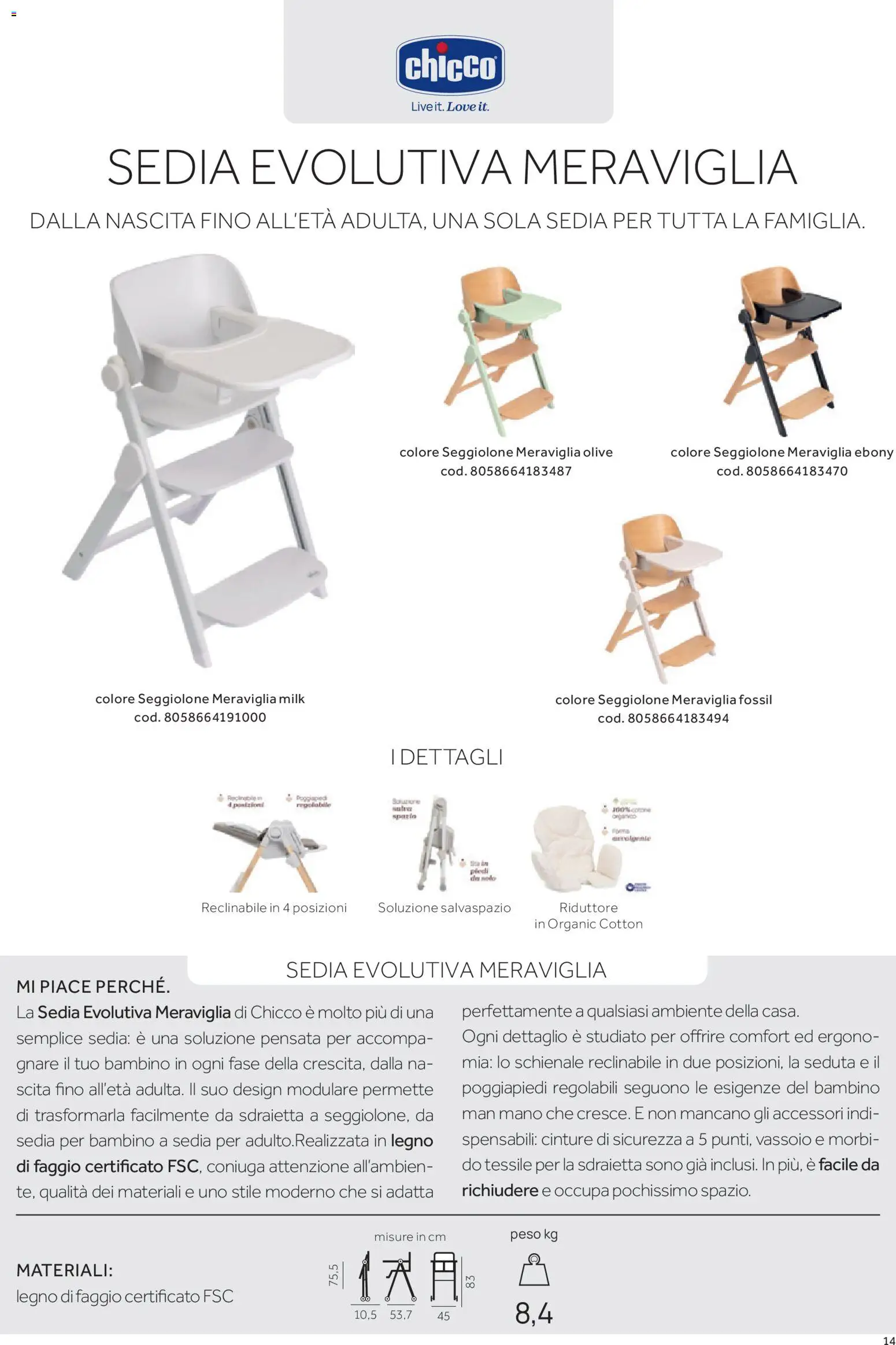 Volantino Prenatal del 04.12.2025 | Pagina: 14 | Prodotti: Poggiapiedi, Olive, Vassoio, Sedia