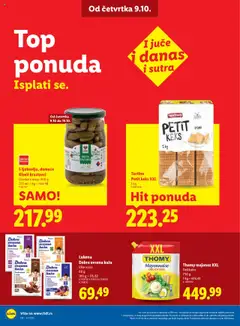 S ljubavlju, domaće Kiseli krastavci, Kiseli krastavci. Oceđena masa 400 g, 720 ml - pregled Lidl kataloga - važi od 09.10.2025 | Strana: 16