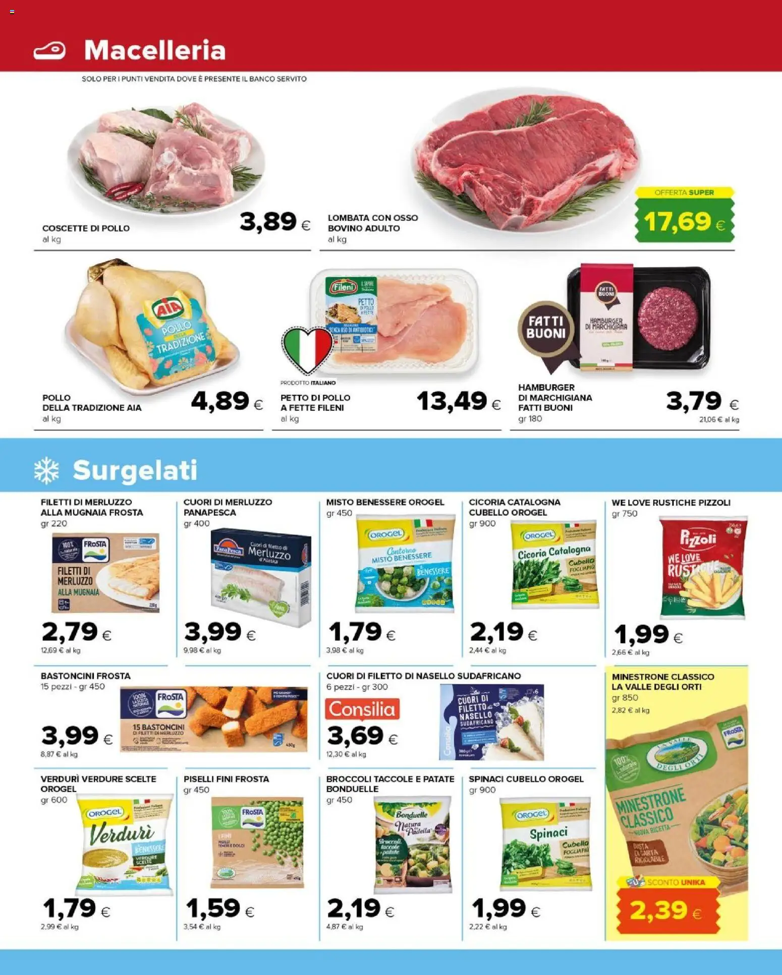 Volantino Tigre del 14.01.2026 | Pagina: 4 | Prodotti: Pollo, Patate, Pesca, Padella