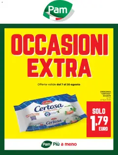 Anteprima del volantino PAM Occasioni Extra catalogo valido a partire dal 07.08.2025