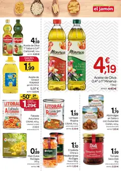 Vista previa Supermercados El Jamón folleto válido desde el 26.02.2026 | Página: 5 | Productos: Jamón, Tomates, Aceite de oliva, Ensalada