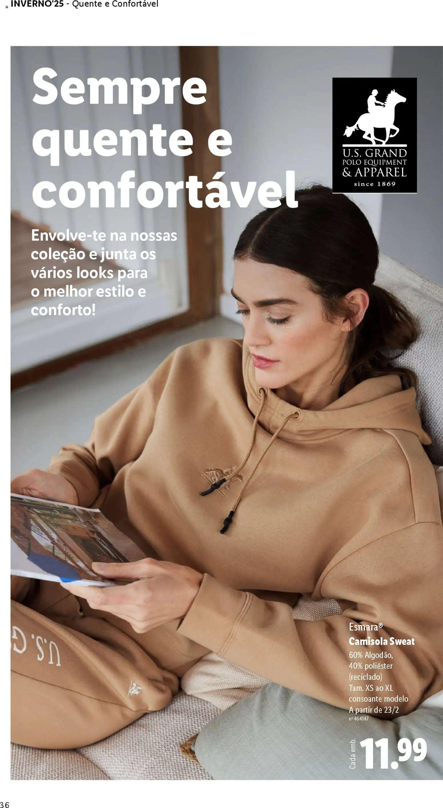 Lidl folheto │ válido de 01.12.2025 | Página: 36 | Produtos: Sweatshirt, Camisola