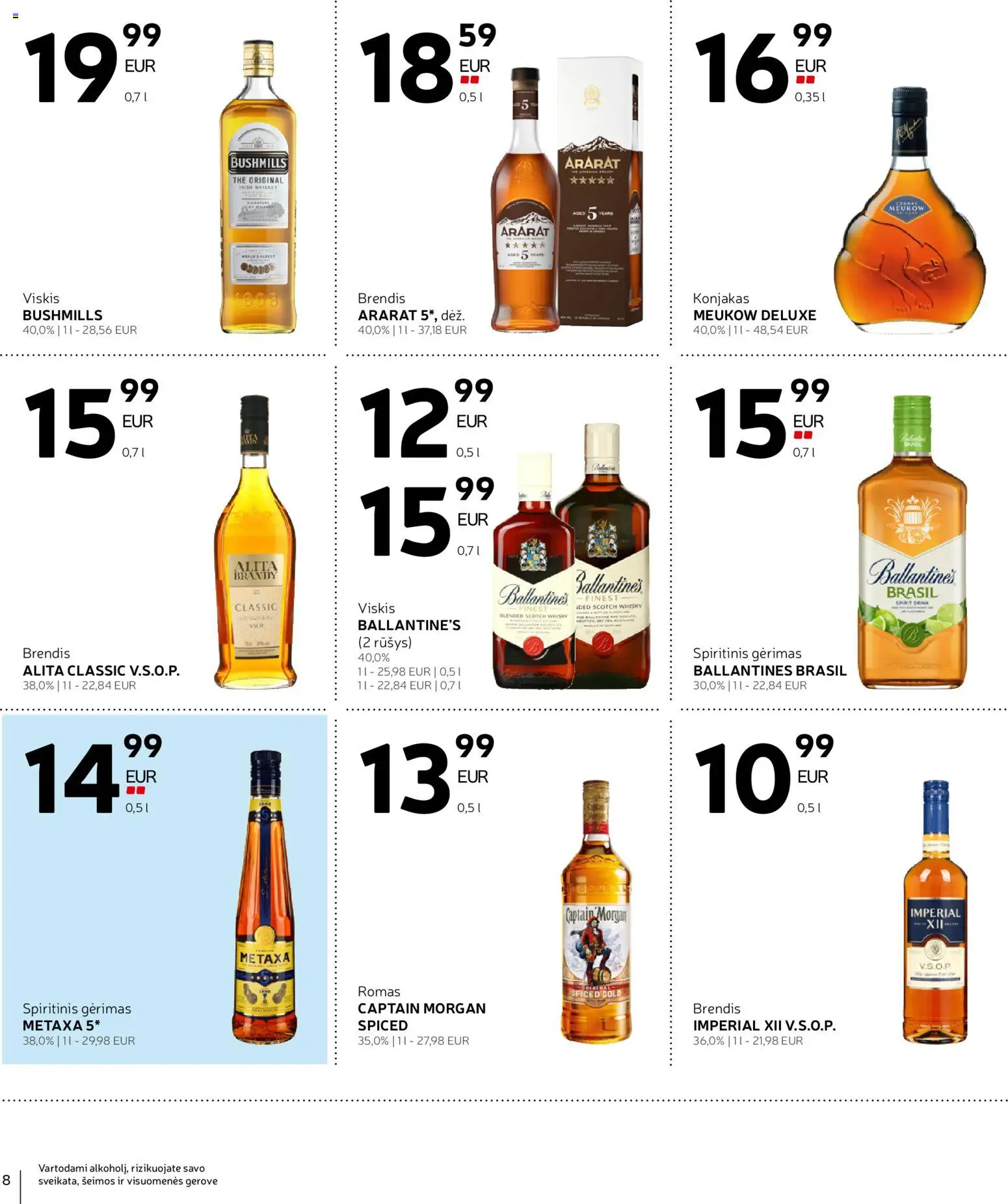 Rimi akcijos nuo 18.11.2025 | Puslapis: 8 | Prekių: Viskis