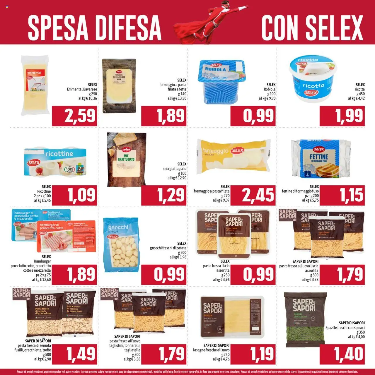 Volantino Emisfero del 01.06.2025 | Pagina: 2 | Prodotti: Spatzle, Patate, Formaggio, Hamburger