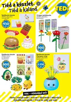 TEDi aktuális akciós újság - amely érvényes a következő dátumtól: 06.03.2026 | Oldal: 13 | Termékek: Virag, Dekoráció