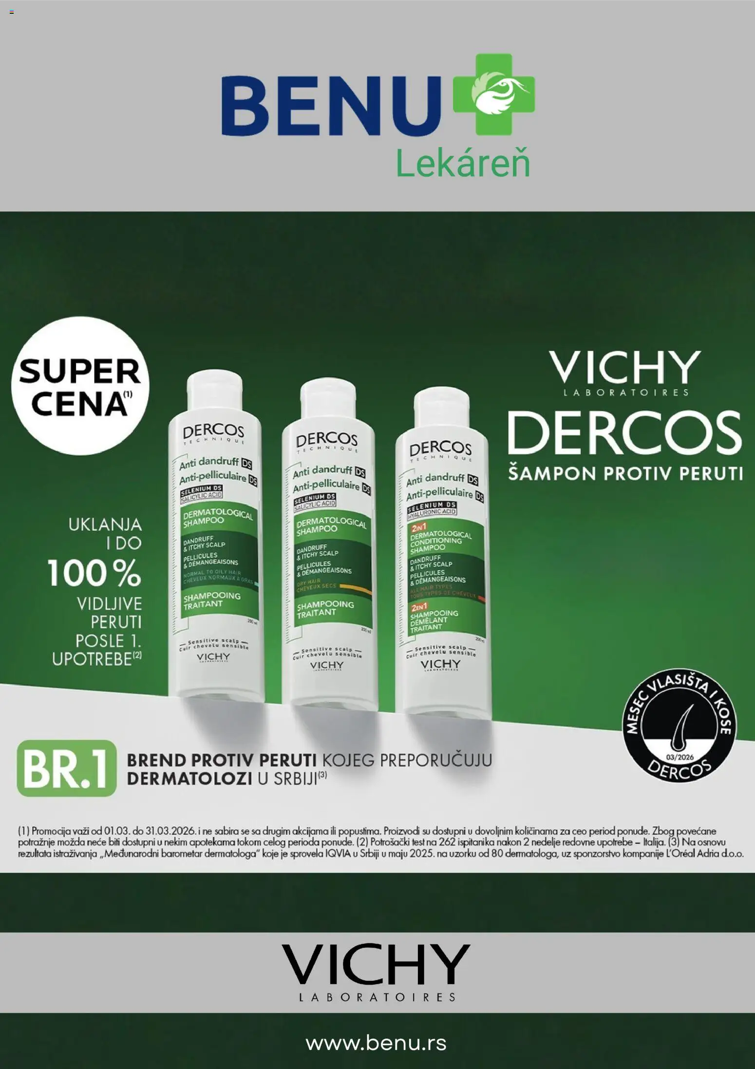 BENU katalog - važi od 01.03.2026 | Strana: 1 | Proizvode: Šampon